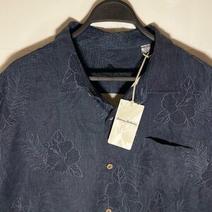 Tommy Bahama Lush Palms Button Down Shirt-Bright Cobalt